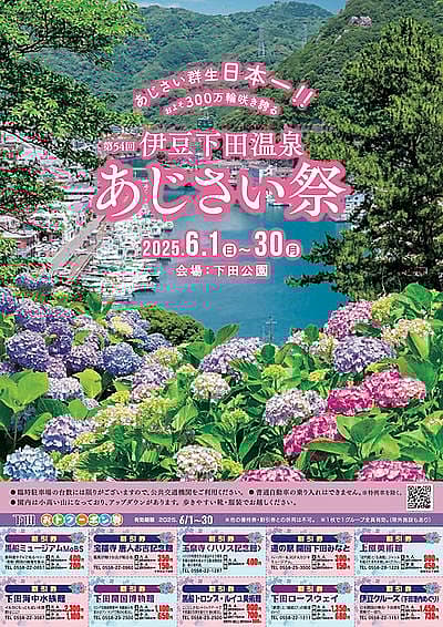 下田公園 あじさい祭 2025