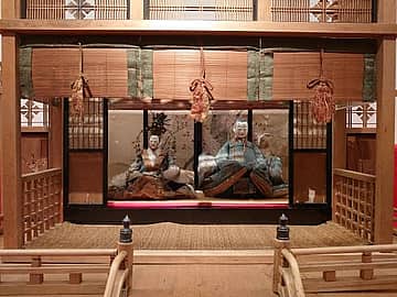 桃の節句飾り展示