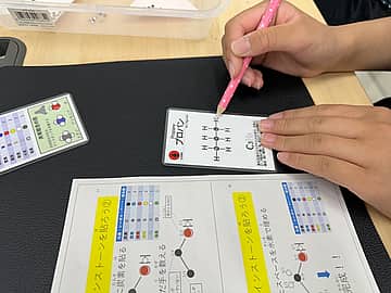 ラインストーンで分子構造をデコろう!