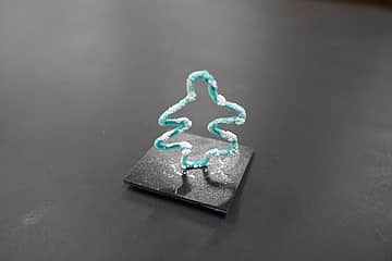 尿素の結晶ツリー