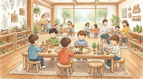木育おもちゃの広場@TONARINOカフェ(元住吉)の写真