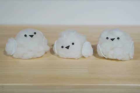 MENKA Fair 2026「綿花で〈シマエナガ〉をつくろう」の写真