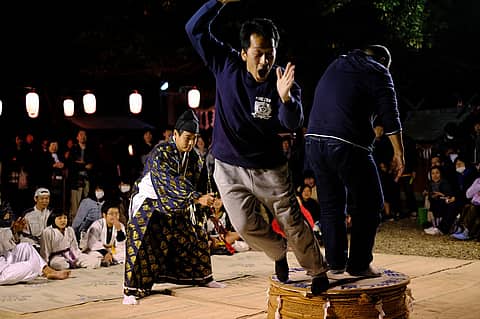 尻つみ祭りの写真